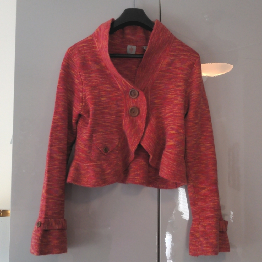 RUFFLE Cardigan🩷🧡 - Picture 5 of 14